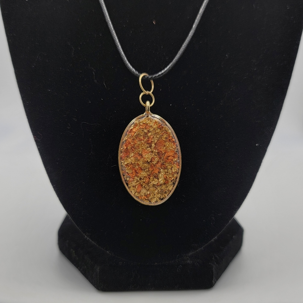 Handmade Copper Gold Necklace